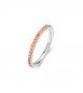 Anello veretta Gioielli Fancy by Brosway in argento zirconi arancione misura 16 fvo20d