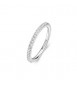 Anello veretta Gioielli Fancy by Brosway in argento zirconi bianchi misura 18 fiw74e