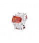 Color Charm Gioielli Fancy by Brosway in argento zircone baguette arancione e bianco fvo01