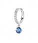 Mono Orecchino cerchietto Gioielli Fancy by Brosway in argento zircone blu mm 25 ffb82