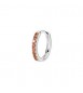 Mono Orecchino cerchietto Gioielli Fancy by Brosway in argento zirconi arancione mm 14 fvo16