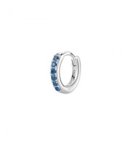Mono Orecchino cerchietto Gioielli Fancy by Brosway in argento zirconi blu mm 12 ffb80