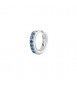 Mono Orecchino cerchietto Gioielli Fancy by Brosway in argento zirconi blu mm 12 ffb80