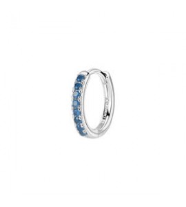 Mono Orecchino cerchietto Gioielli Fancy by Brosway in argento zirconi blu mm 14 ffb81