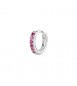 Mono Orecchino cerchietto Gioielli Fancy by Brosway in argento zirconi rossi mm 12 fpr84