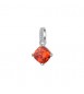 Pendente Gioielli Fancy by Brosway in argento zircone cushion arancione fvo04