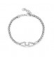 Bracciale Uomo Gioielli Brosway Knocker in acciaio con catena spiga bkc24
