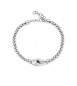 Bracciale Uomo Gioielli Brosway Knocker in acciaio con catena spiga bkc26