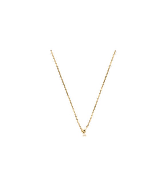 Collana Uomo Gioielli Brosway Knocker in acciaio dorato con catena spiga bkc02