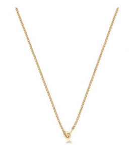 Collana Uomo Gioielli Brosway Knocker in acciaio dorato con catena spiga bkc02