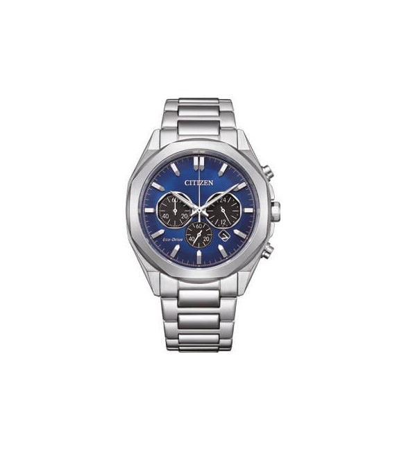 Orologio Cronografo Uomo Citizen Eco Drive Metropolitan blu ca4590-81l
