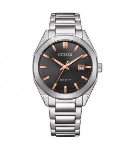 Orologio Solo Tempo Uomo Citizen Eco Drive Metropolitan nero bm7620-83e
