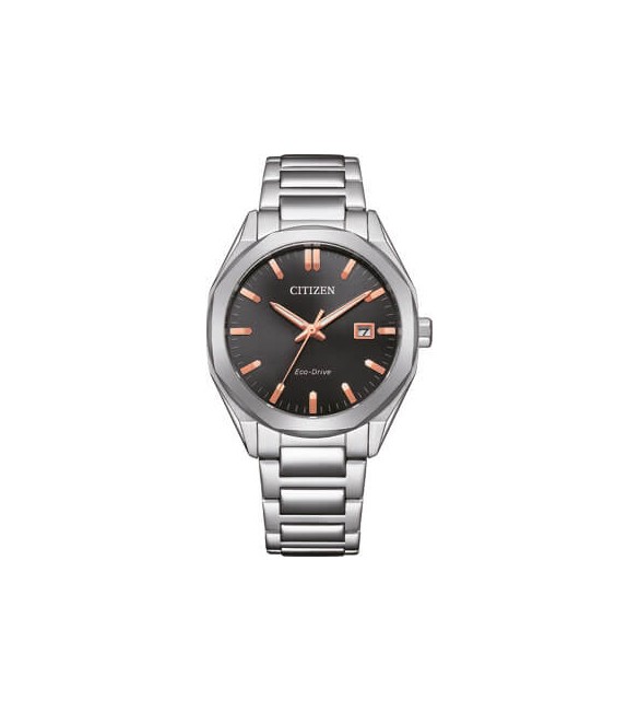 Orologio Solo Tempo Uomo Citizen Eco Drive Metropolitan nero bm7620-83e