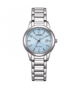 Orologio Solo Tempo Donna Citizen Eco Drive azzurro fe1241-71l