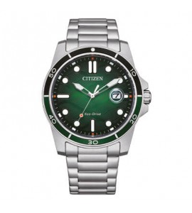 Orologio Solo Tempo Uomo Citizen Eco Drive Marine verde aw1811-82x