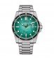 Orologio Solo Tempo Uomo Citizen Eco Drive Marine verde aw1816-89l
