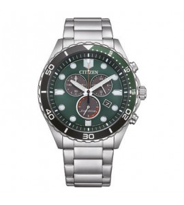 Orologio Cronografo Uomo Citizen Eco Drive Sport verde at2561-81x