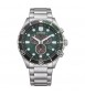 Orologio Cronografo Uomo Citizen Eco Drive Sport verde at2561-81x