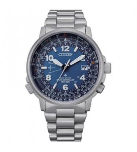 Orologio Radiocontrollato Pilot Uomo Citizen Eco Drive blu cb0240-88l