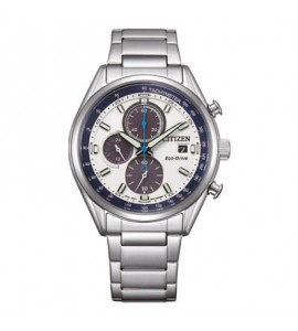 Orologio Cronografo Uomo Citizen Eco Drive Metropolitan bianco ca0459-79a