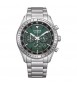 Orologio Cronografo Uomo Citizen Eco Drive Rescue verde ca4600-89x