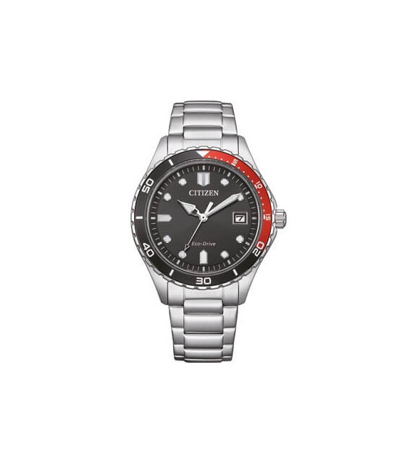 Orologio Solo Tempo Unisex Citizen Eco Drive Marine nero aw1820-81e