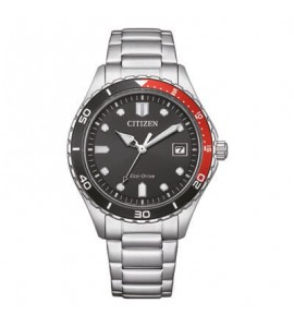 Orologio Solo Tempo Unisex Citizen Eco Drive Marine nero aw1820-81e