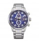 Orologio Cronografo Uomo Citizen Eco Drive Nautic blu ca0860-80l