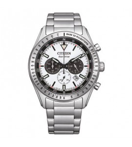 Orologio Cronografo Uomo Citizen Eco Drive Rescue bianco ca4600-89a