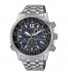 Orologio Radiocontrollato Cronografo Pilot Uomo Citizen Eco Drive titanio blu cb5850-80l