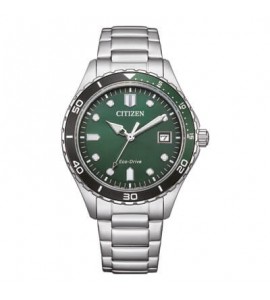 Orologio Solo Tempo Unisex Citizen Eco Drive Marine verde aw1828-80x