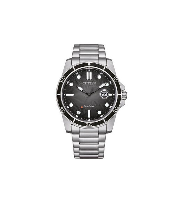Orologio Solo Tempo Uomo Citizen Eco Drive Marine nero aw1816-89e