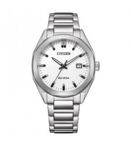Orologio Solo Tempo Uomo Citizen Eco Drive Metropolitan bianco bm7620-83a