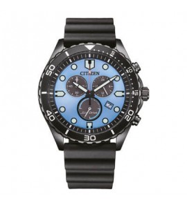 Orologio Cronografo Uomo Citizen Eco Drive Sport azzurro at2567-18l