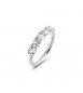 Anello Gioielli Fancy by Brosway in argento 5 zirconi cushion bianco misura 18 fiw25e