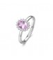 Anello Kate Gioielli Fancy by Brosway in argento zircone ovale rosa misura 20 fvp73f
