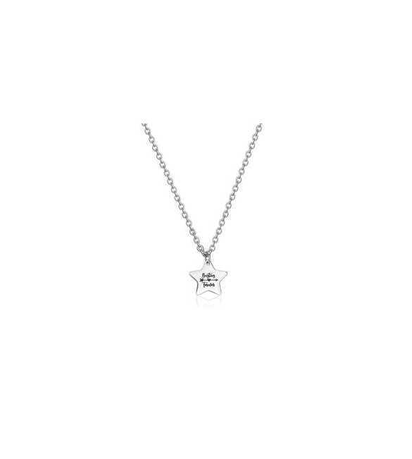 Collana Donna Gioielli Sagapò Be My Family in acciaio con Stella e incisione Besties Forever sby003