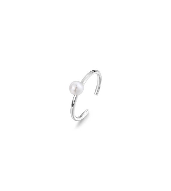 Anello Donna Gioielli S\'agapò Wisdom in acciaio con Perla swi31