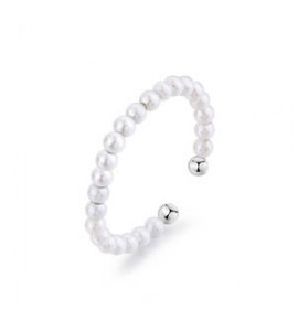 Anello Donna Gioielli S\'agapò Wisdom in acciaio con Perle swi33