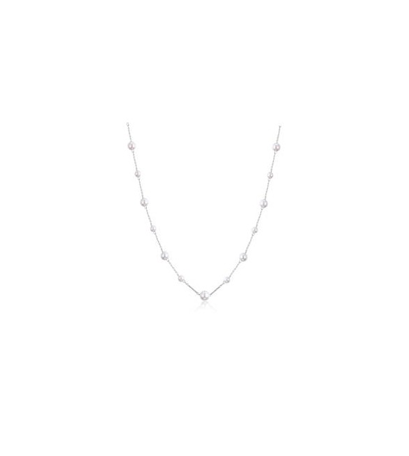 Collana Donna Gioielli S\'agapò Wisdom in acciaio con Perle swi07