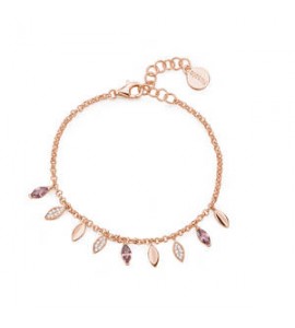 Bracciale Donna Gioielli Rosato Gaia in argento rosato e cristalli RZGA45