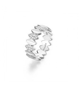Anello Donna Gioielli Rosato Gaia in argento e cristalli misura16 RZGA58C