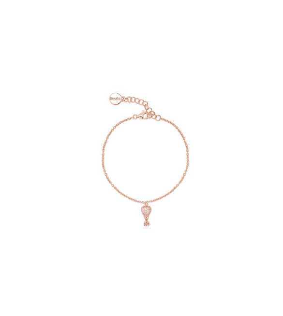 Bracciale Donna Gioielli Rosato Aria in argento rosato con mongolfiera RZAR16
