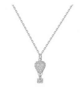 Collana Donna Gioielli Rosato Aria in argento con mongolfiera RZAR05