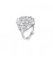 Anello Donna Gioielli Rosato Gemma in argento a rombo con zirconi misura 16 RZGE50C
