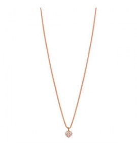 Collana Donna Gioielli Rosato Allegra in argento rosato con cuore RZAL020