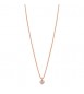 Collana Donna Gioielli Rosato Allegra in argento rosato con cuore RZAL020