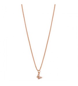 Collana Donna Gioielli Rosato Allegra in argento rosato con farfalla RZAL034