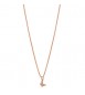Collana Donna Gioielli Rosato Allegra in argento rosato con farfalla RZAL034