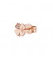 Mono Orecchino Gioielli Rosato Allegra in argento rosato quadrifoglio RZO051